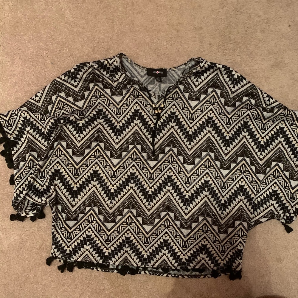 Black grey and gold kids shirt